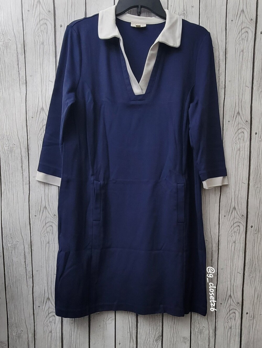 Maison Jules Contrast Shift Dress